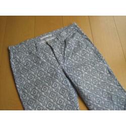 Mooie sportieve 7/8 blauw-witte broek MAC ASHLEY 42 snazzeys
