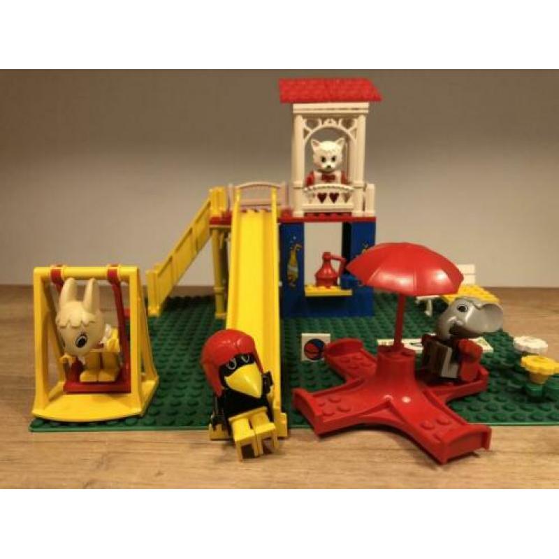 LEGO fabuland 3676 Catherine Cat's Fun Park compleet + boek