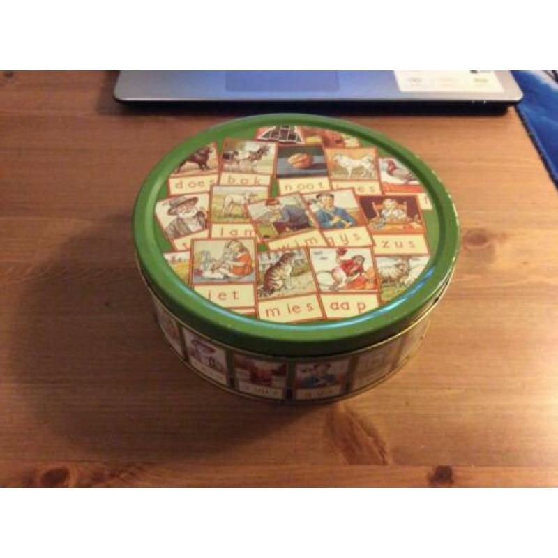 leuke aap-noot-mies koekblik