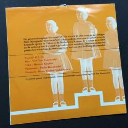 Reclame plaatje (vinyl) Olympische Spelen in 1964 Tokio
