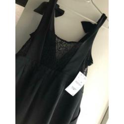 Korte jumpsuit/playsuit met kant maat L/40 oud en nieuw