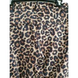 Tijgerprint broek maat S