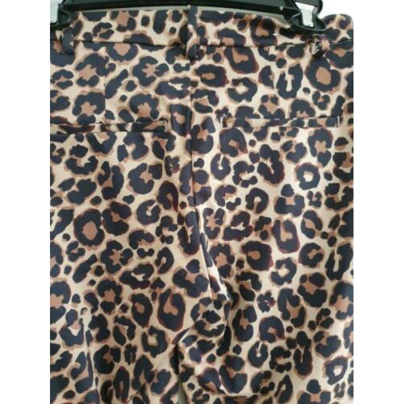 Tijgerprint broek maat S