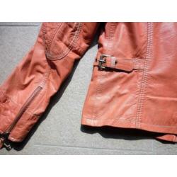 leren damesjack