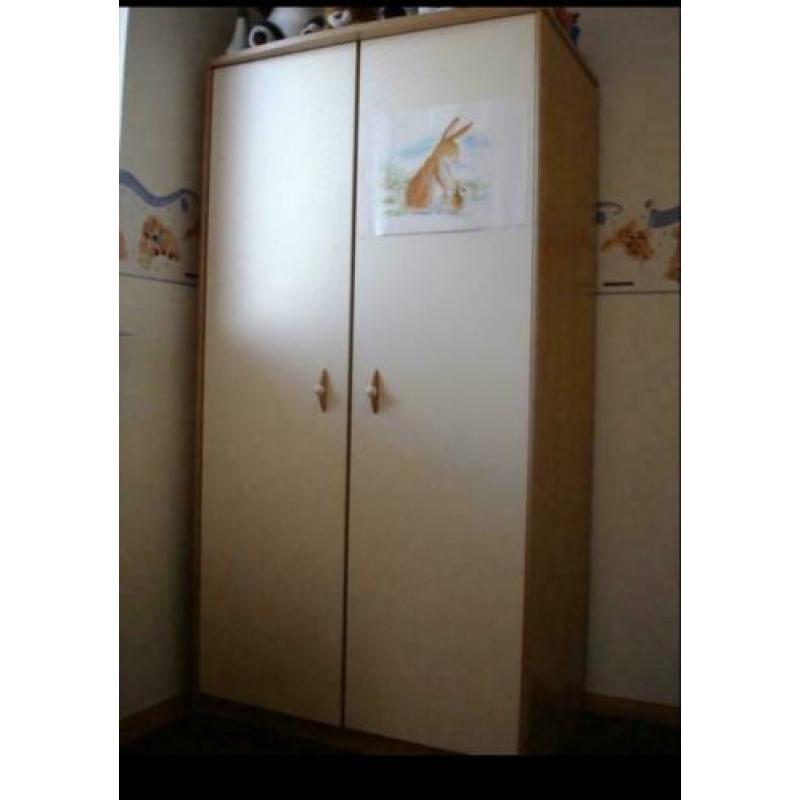 Babykamer compleet, beuken/ crème