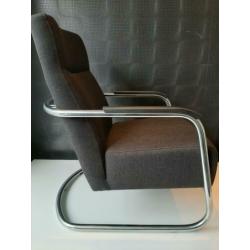 Luxe zwarte design fauteuil, nieuwstaat ! (evt.2stuks)