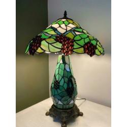 Tiffany lamp met brons