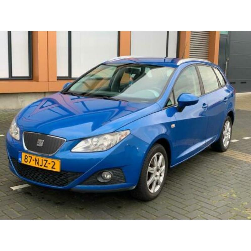 Seat Ibiza 1.2TDI 55KW Ecomotive ST 2010 Blauw nieuwe apk