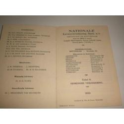 Oude folder Nationale Levensverzekering Bank R'dam 1933