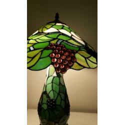 Tiffany lamp met brons