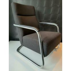 Luxe zwarte design fauteuil, nieuwstaat ! (evt.2stuks)
