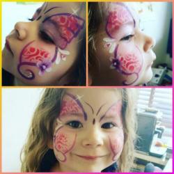 Schmink & glittertattoos