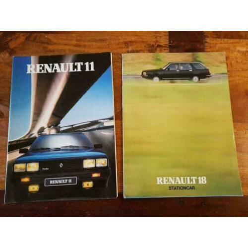 Partij / verzameling Renault folders