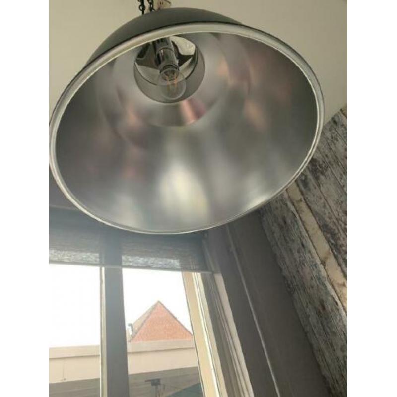 Industriële hanglamp, kleur petrol