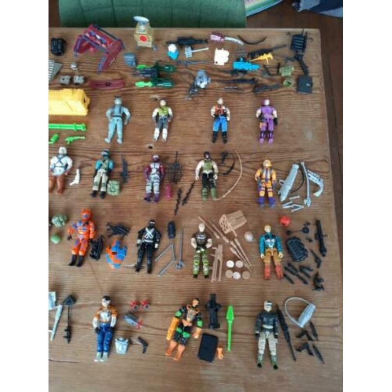 Grote partij GI Joe figuren met accessoires, GIJOE, G.I.Joe