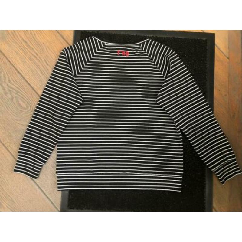 Gave Tumble ‘n Dry gestreepte sweater, mt 134/140!