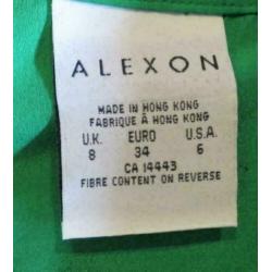 Alexon groen blouse overhemd maat 34