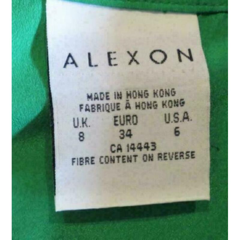 Alexon groen blouse overhemd maat 34