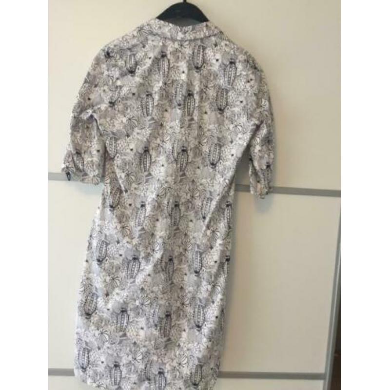 Expresso jurkje blousejurk wit/ donkerblauw maat 34