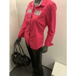 Gaastra fuchsia zomerse blouse maat M