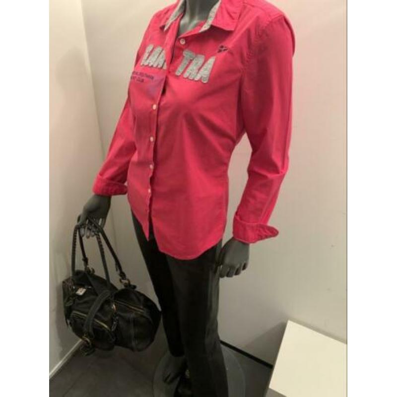 Gaastra fuchsia zomerse blouse maat M