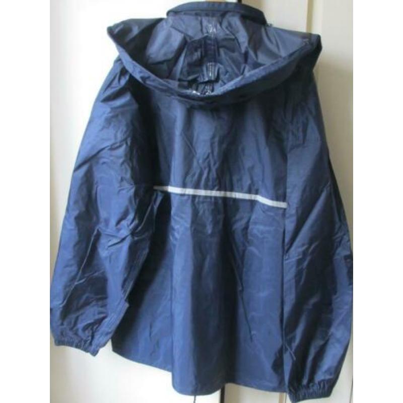 Blauw Anuy regenpak maat L