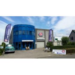 Spiegel - mozaïek lijst - teakhout - 120 x 80 cm - TTM Wonen