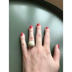 Ti Sento ring maat 16 (50) zilver/rosé