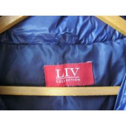 LIV Winter damesjas donkerblauw maat 42-44