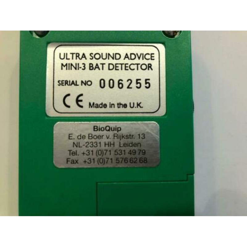 Bat detector oftewel een vleermuizendetector