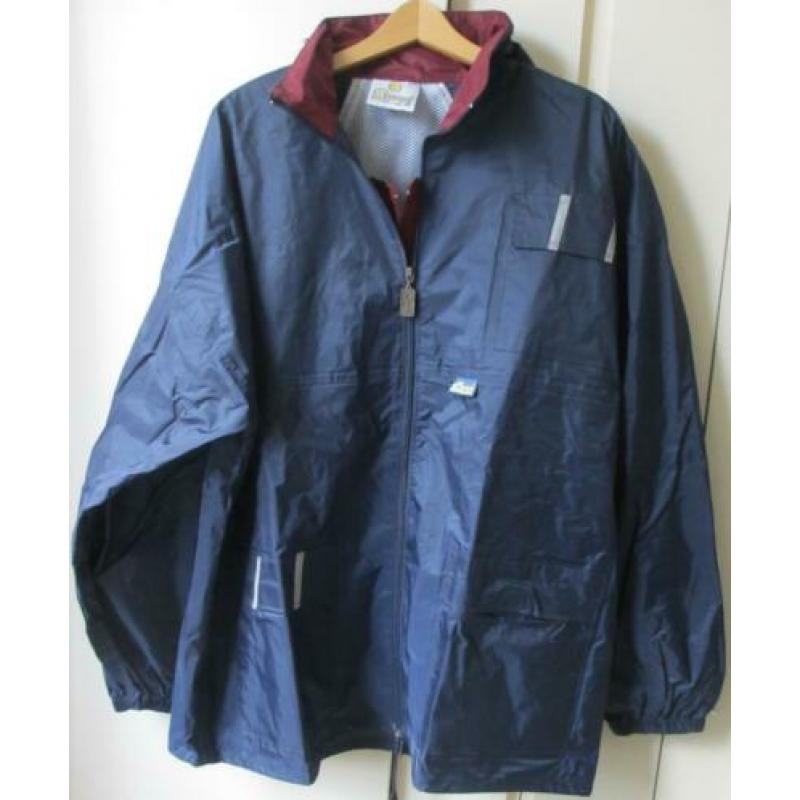 Blauw Anuy regenpak maat L