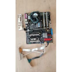 Asus P5WD2 moederbord + processor + geheugen + 1 GB Video