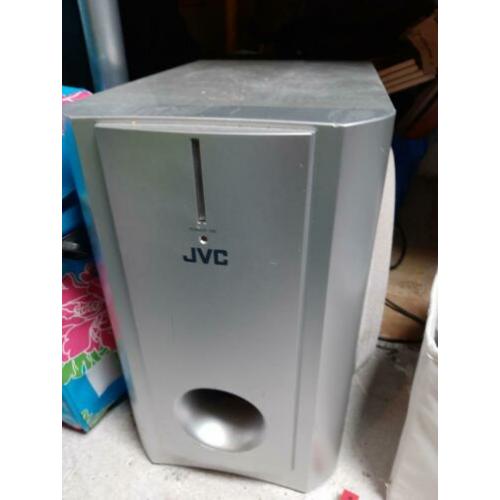 JVC dvd cinema systeem. Dvd speler surround set zilver