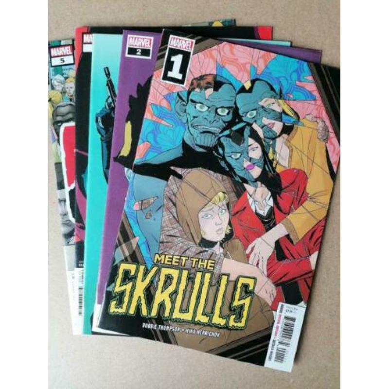 Meet the Skrulls 1 tm 5 MARVEL COMICS
