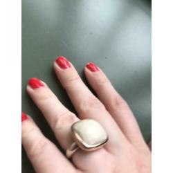 Ti Sento ring maat 16 (50) zilver/rosé