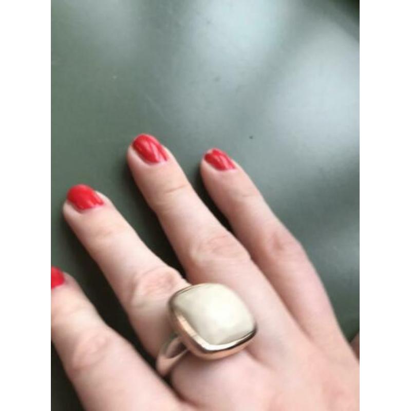 Ti Sento ring maat 16 (50) zilver/rosé