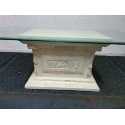 Uitverkoop!! Glazen salontafel voor €35,-!