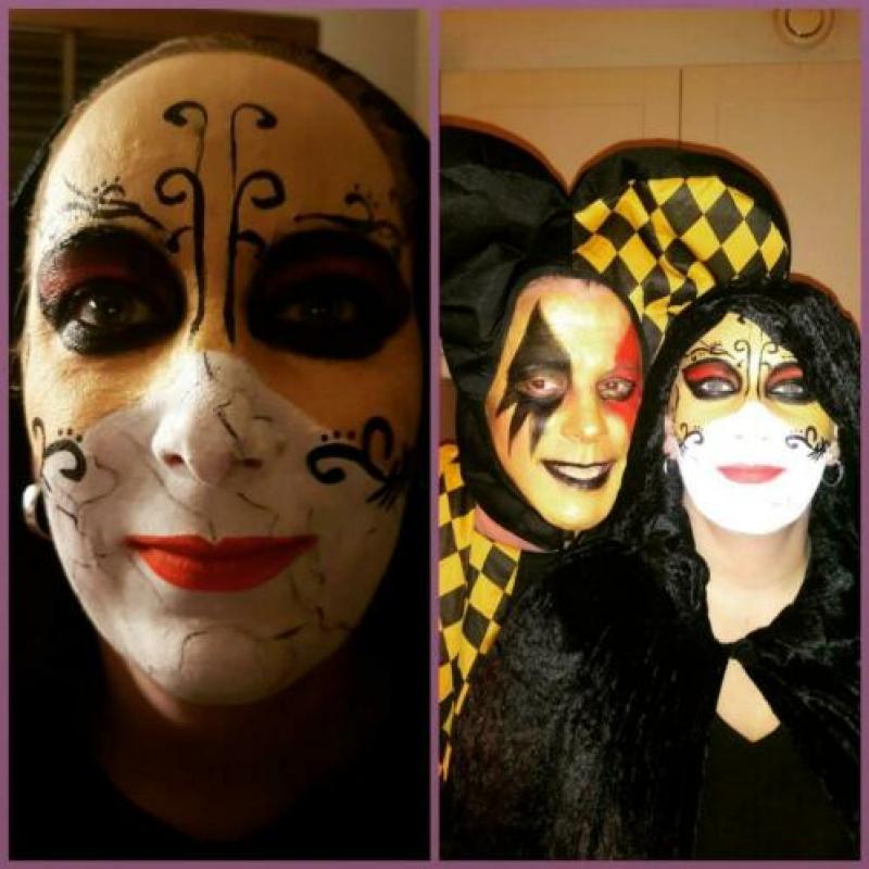 Schmink & glittertattoos