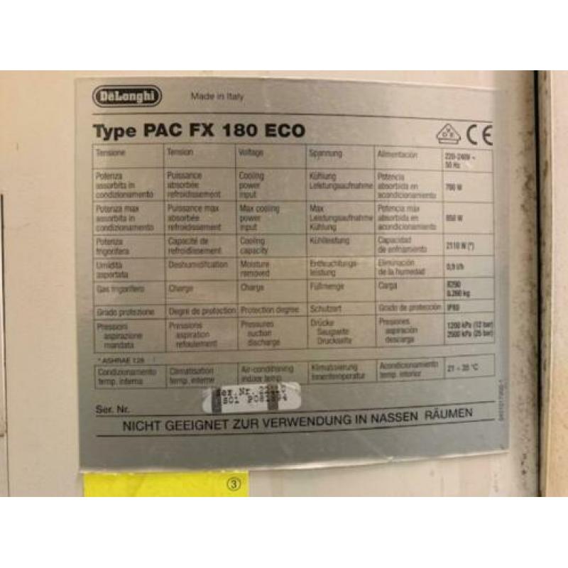 AIRCO DeLonghi Pac FX 180 eco