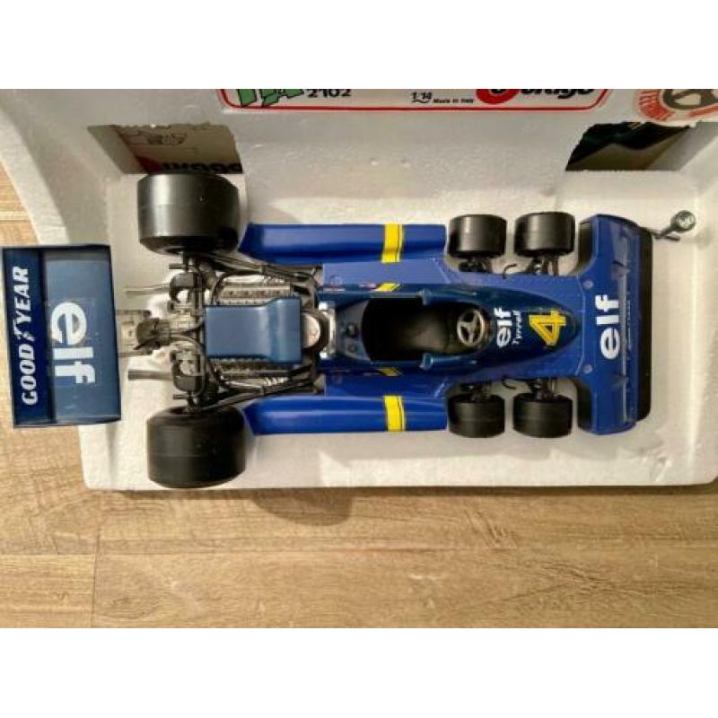 Tyrrell P34/2 modelauto merk BURAGO in OVP schaal 1:14
