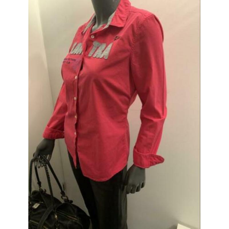 Gaastra fuchsia zomerse blouse maat M