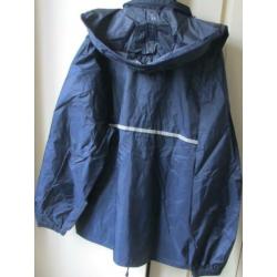 Blauw Anuy regenpak maat L