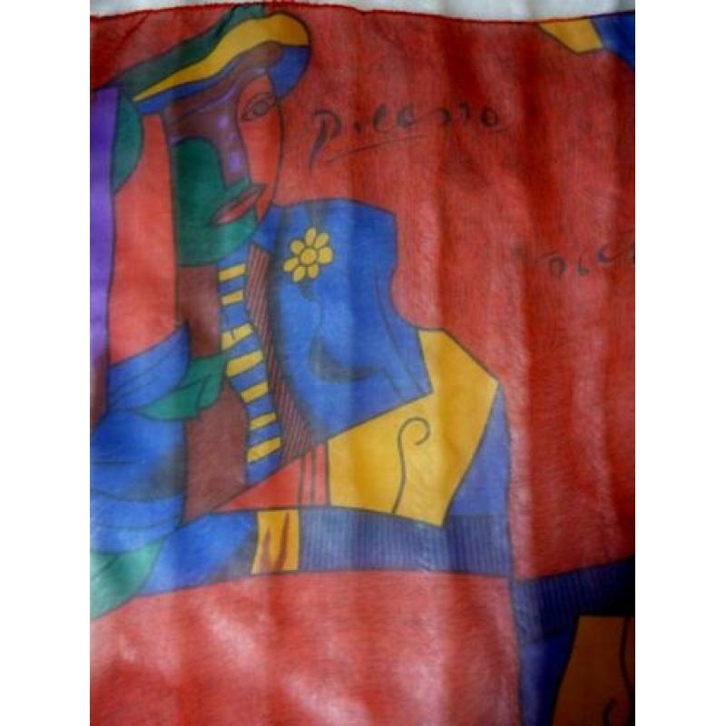 Langwerpige voile sjaal van Picasso