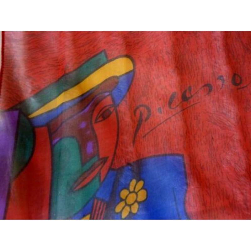 Langwerpige voile sjaal van Picasso