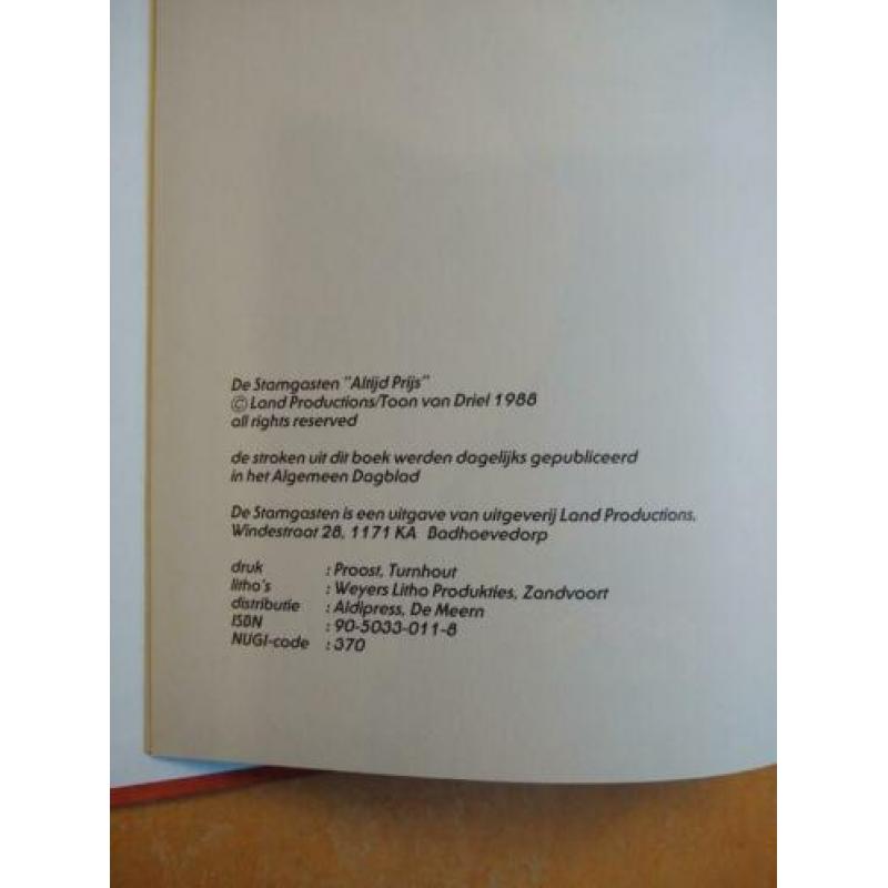 De stamgasten 11 - Toon van Driel - hardcover