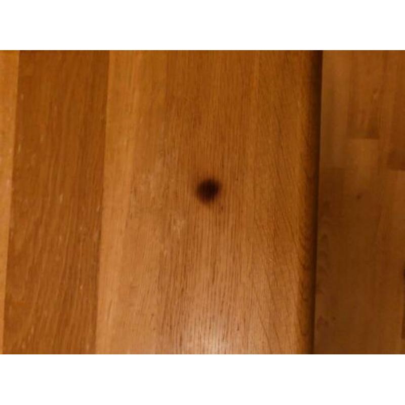 Mooie stevige blank eiken salontafel