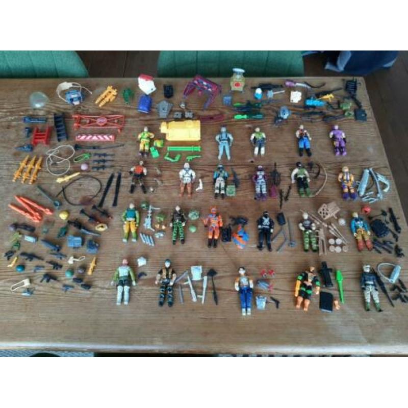 Grote partij GI Joe figuren met accessoires, GIJOE, G.I.Joe