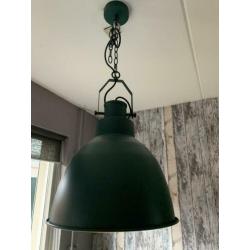 Industriële hanglamp, kleur petrol
