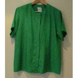 Alexon groen blouse overhemd maat 34