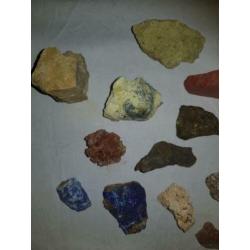 kleine partij mineralen, 25 stuks